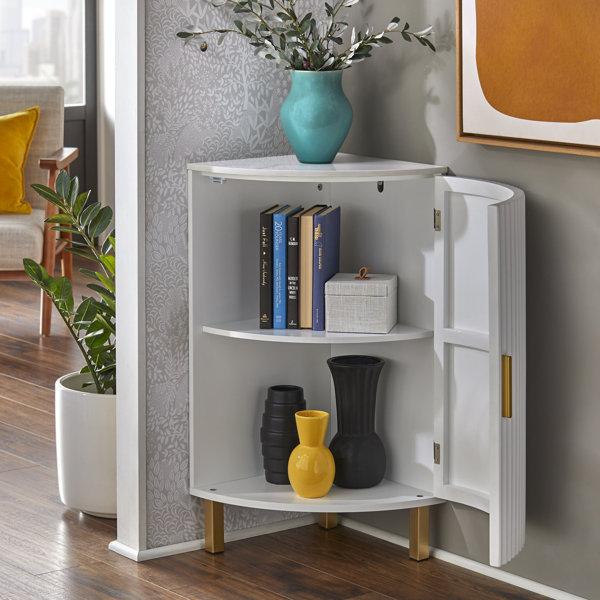 Mercer41 Lula Corner Accent Cabinet & Reviews | Wayfair